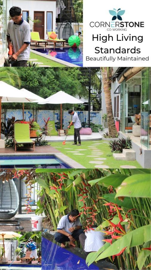 הוסטל קנגו Cornerstone Bali Coworking מראה חיצוני תמונה